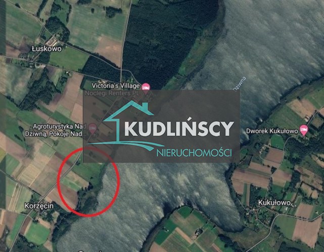 działka nad wodą