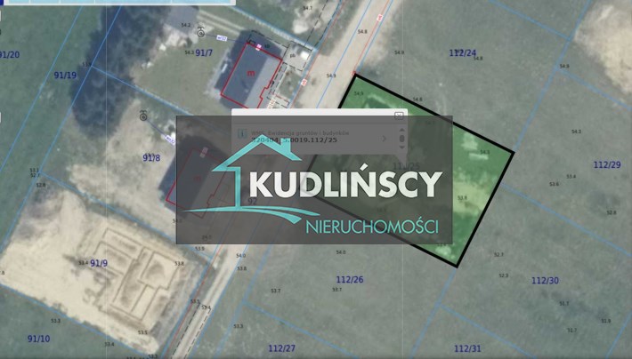 rzut działki geoportal