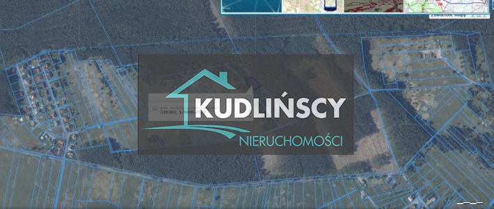 Działka Szczecin Wielgowo  rzut geoportal